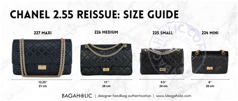 chanel reissure 16 cm|Chanel bag size.